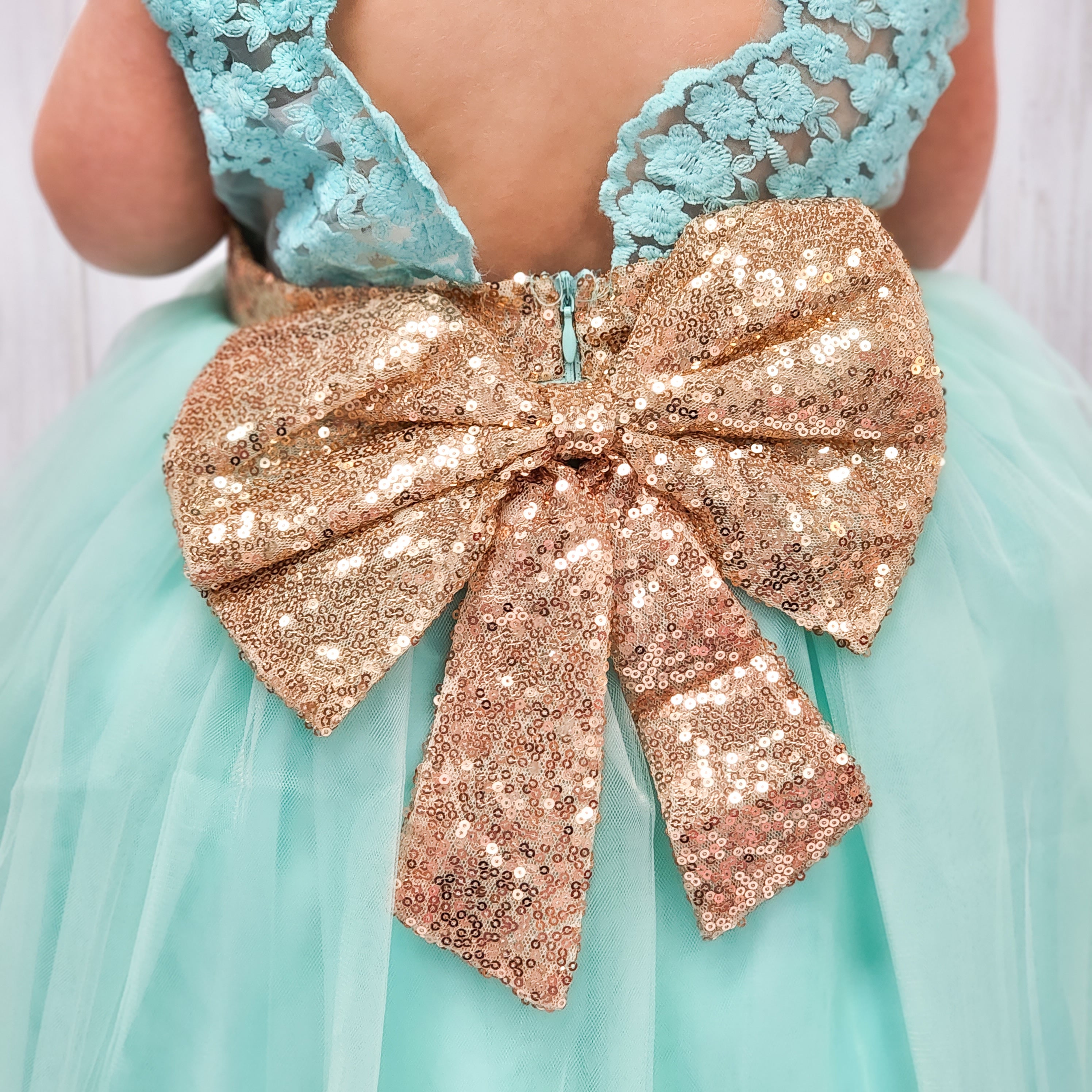 mint green gold dress Mint green/gold mini dress Naomi's Creative Designs