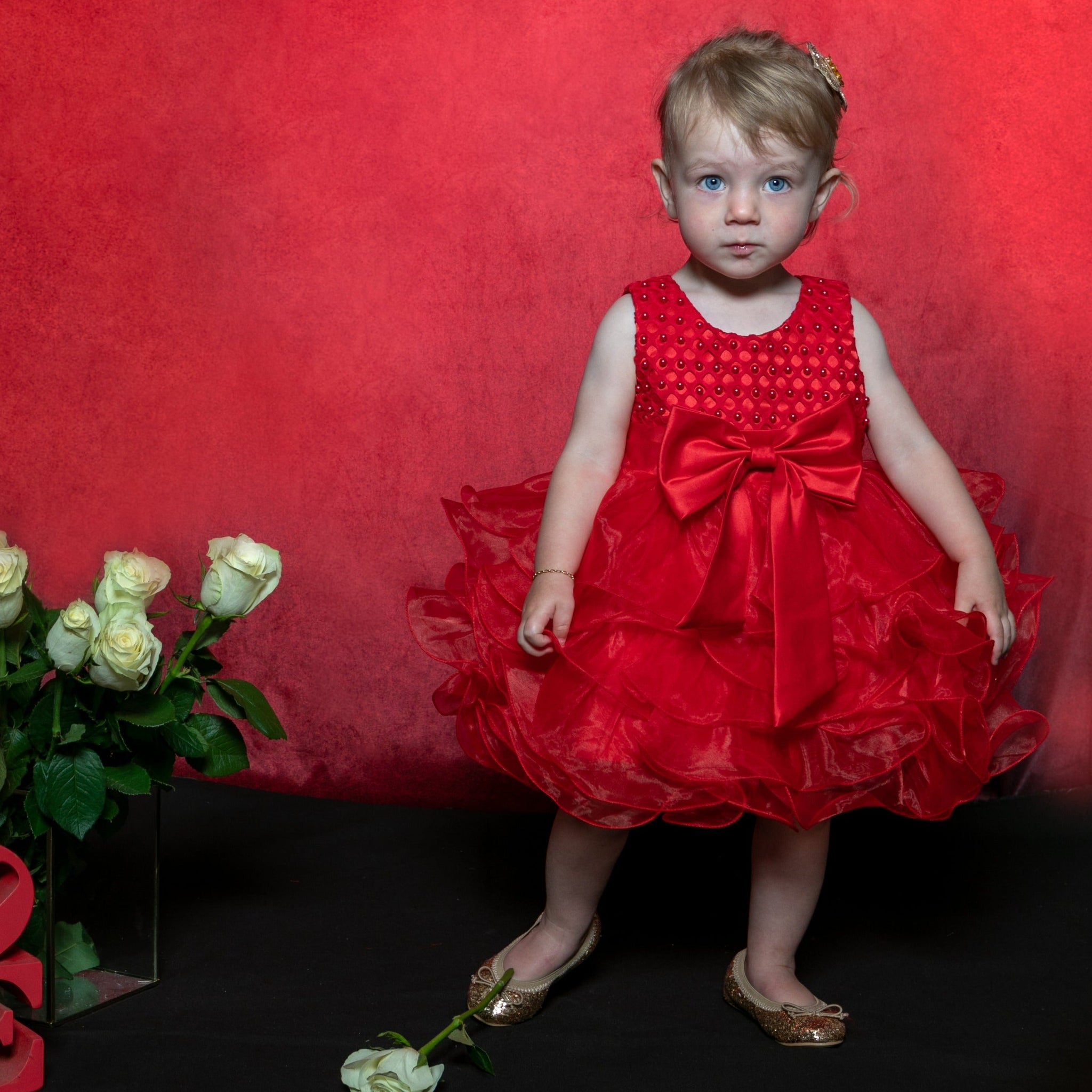 infant red christmas dress Baby Girl Dress, Tulle Tutu Romper for Toddler & Newborn 4 Years (110cm) 60 23.62 56 22.05 61 24.02 4 Baby Velvet Christmas Pinafore Dress