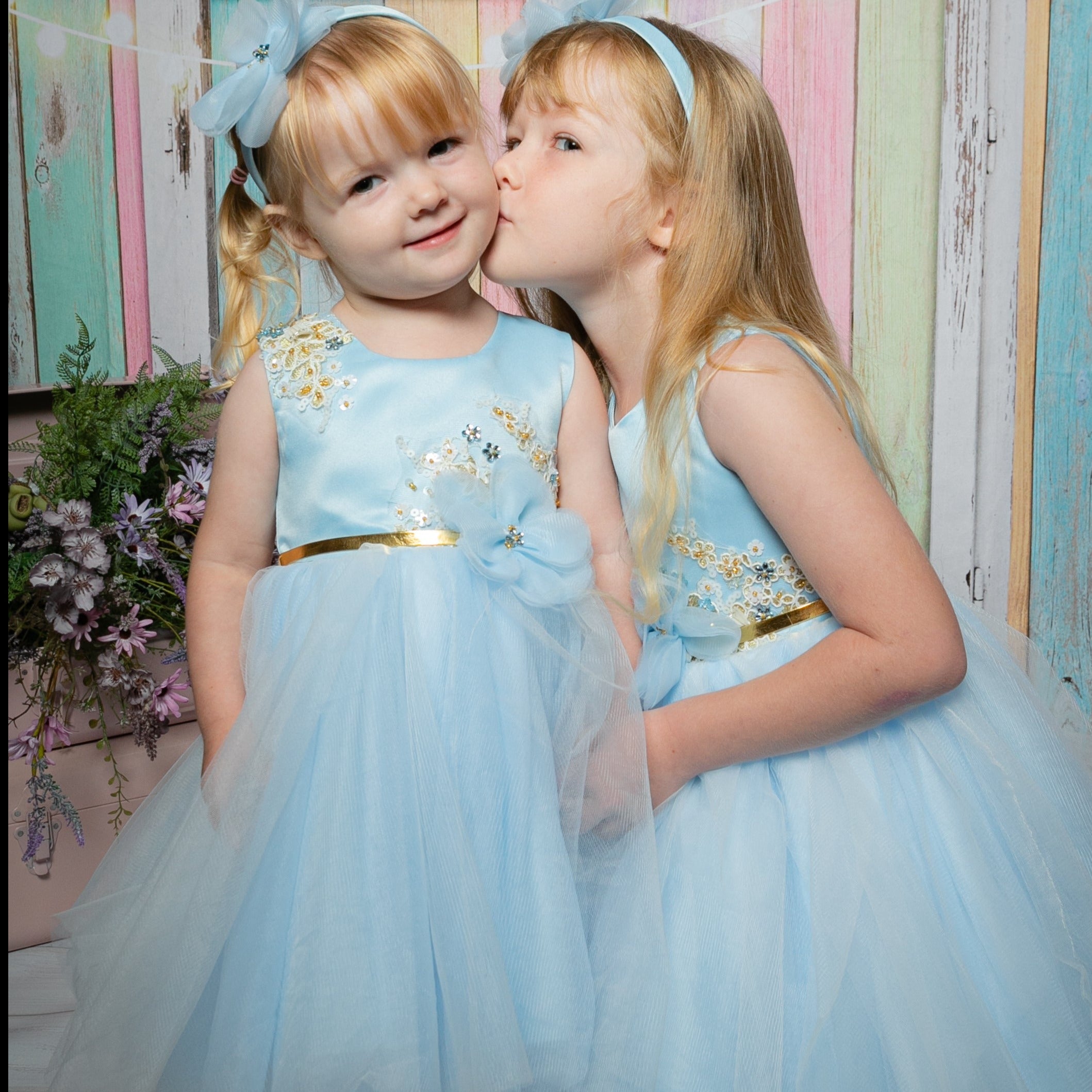 Princess Royal Blue Tutu Party Dress & Flower Girl Dress Tiny Tutus Princess Royal Blue Tutu Party Dress & Flower Girl Dress Tiny Tutus