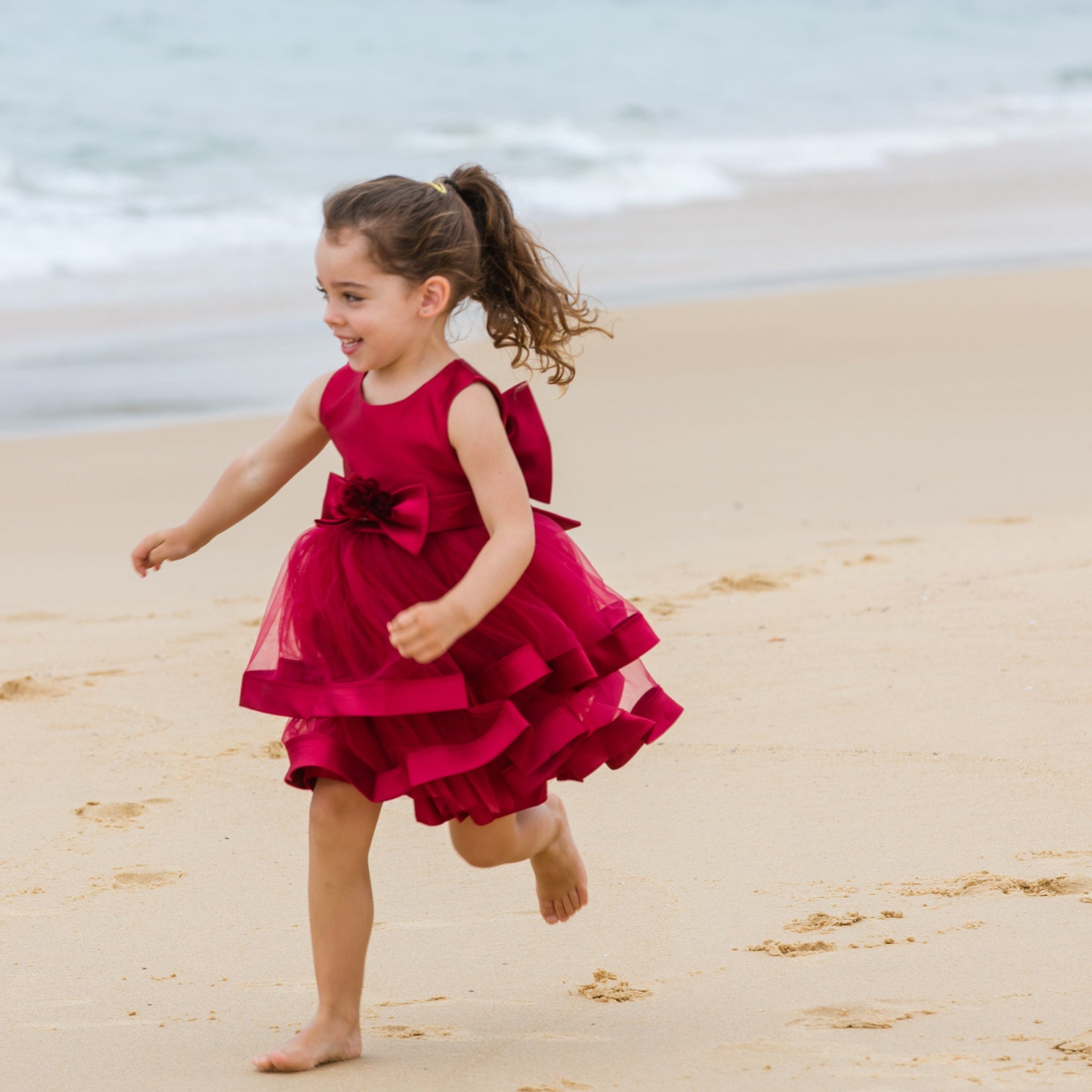 Mia Red Tutu Party & Flower Girl Dress Christmas Dress Tiny Tutus Mia Red Tutu Party & Flower Girl Dress Christmas Dress Tiny Tutus